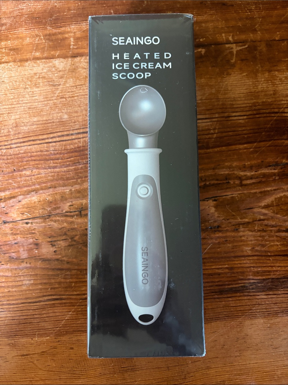 Heated Ice Cream Scoop - White
